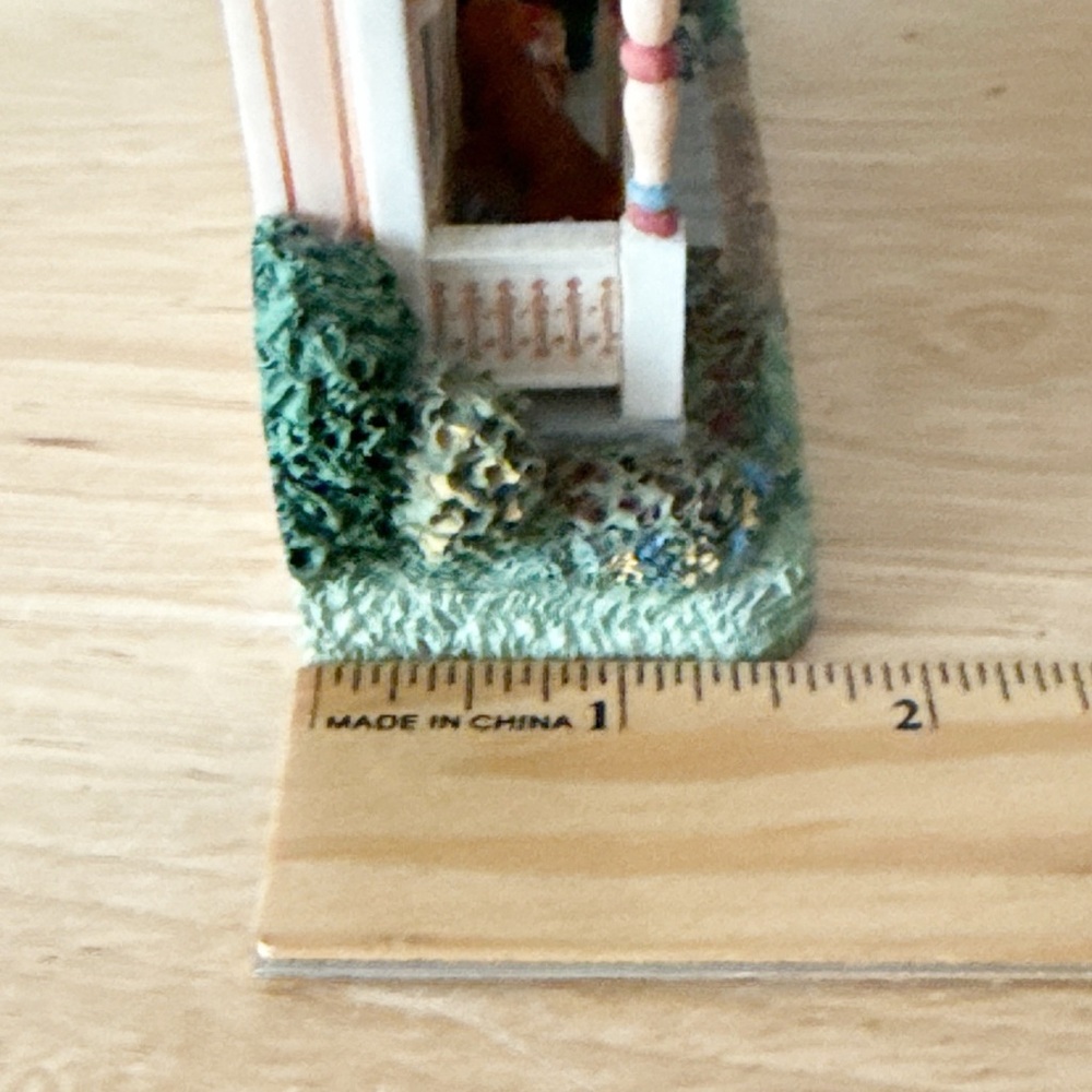 Brian Baker Martha’s Vineyard Cottage Wall Mantel Sculpture Hand Painted Vintage - Picture 13 of 16